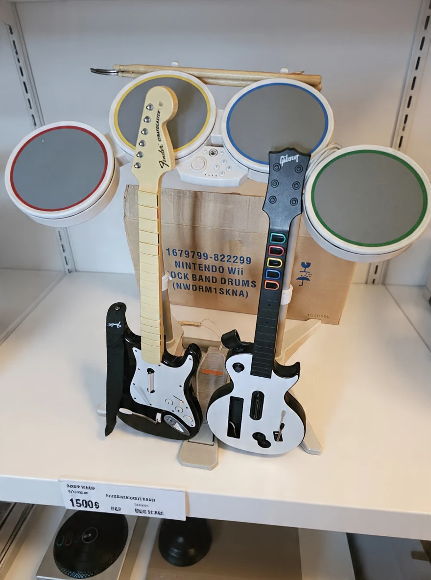 Nintendo Wii Rockband Bundle - photo 4