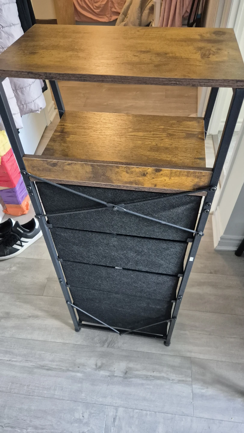 Tall Storage Unit with 5 Drawers - photo 3