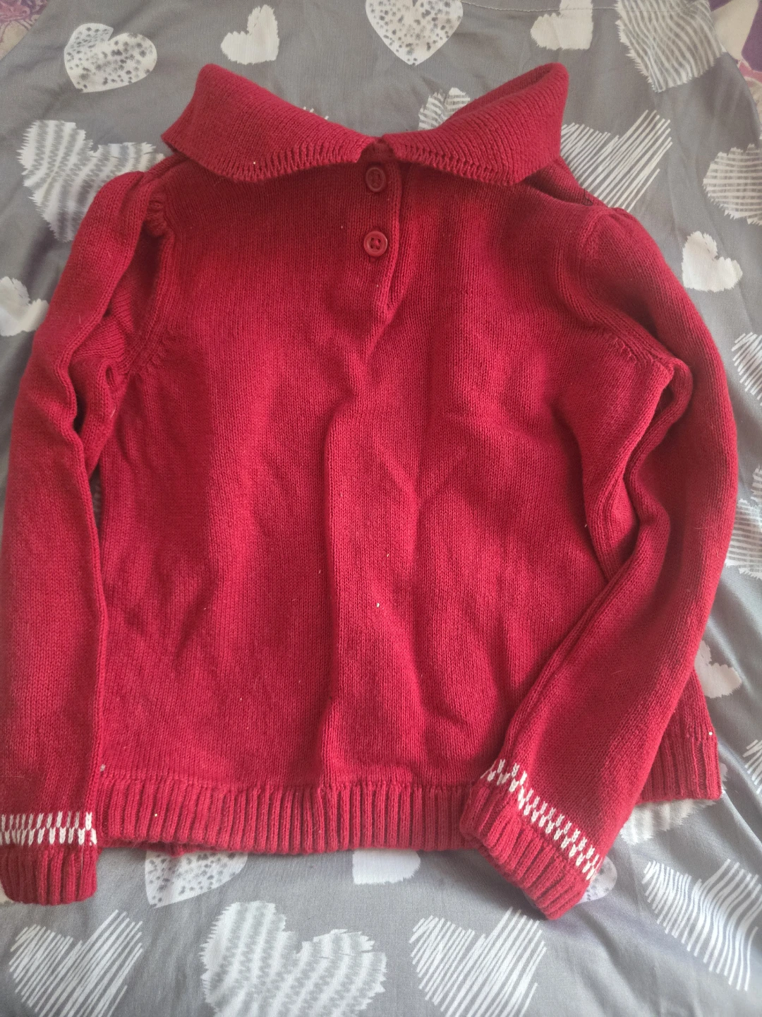 ⚽️ Gymboree Red Scottie Dog Sweater 18-24 Months - photo 3