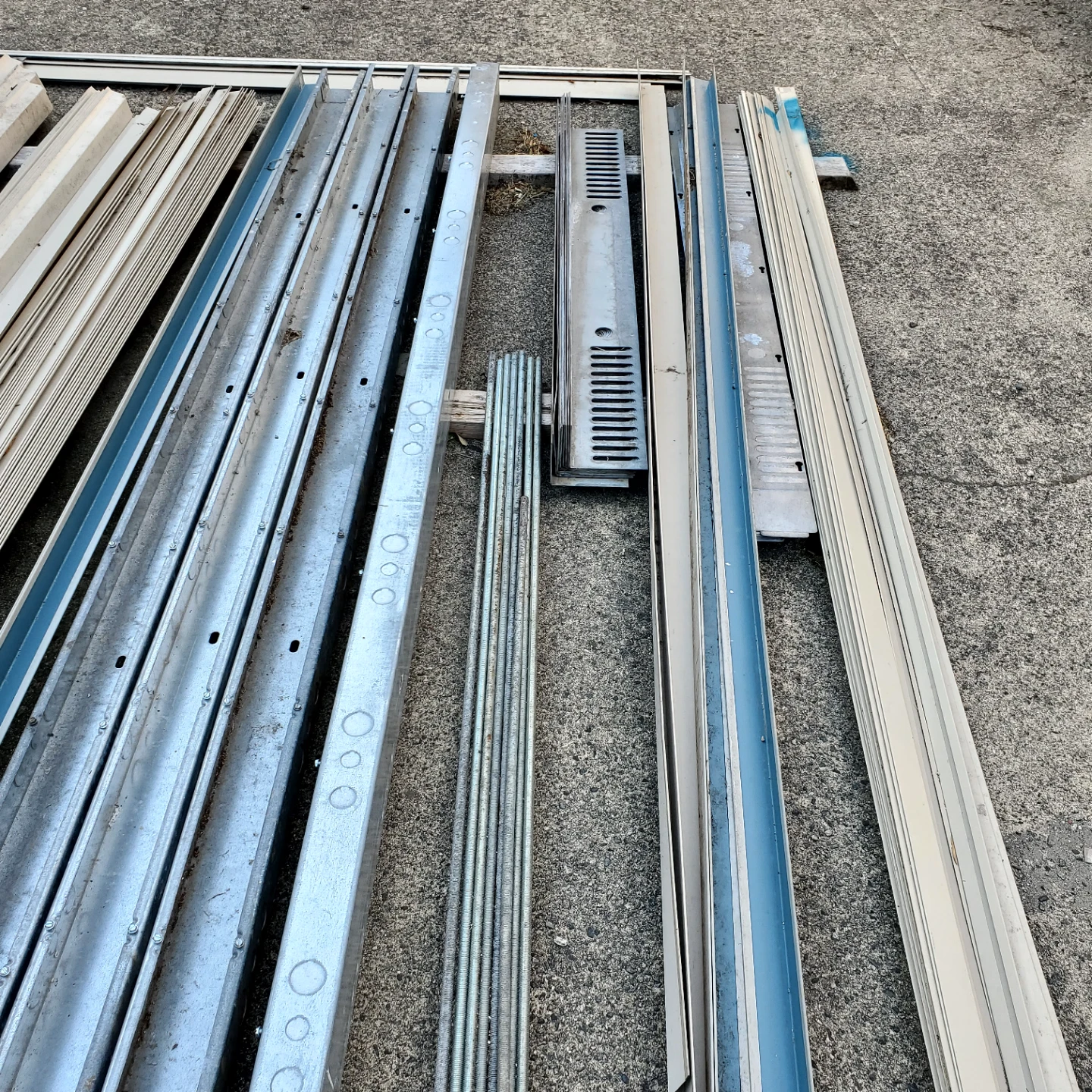 Assorted Metal Flashing and Trim Pieces