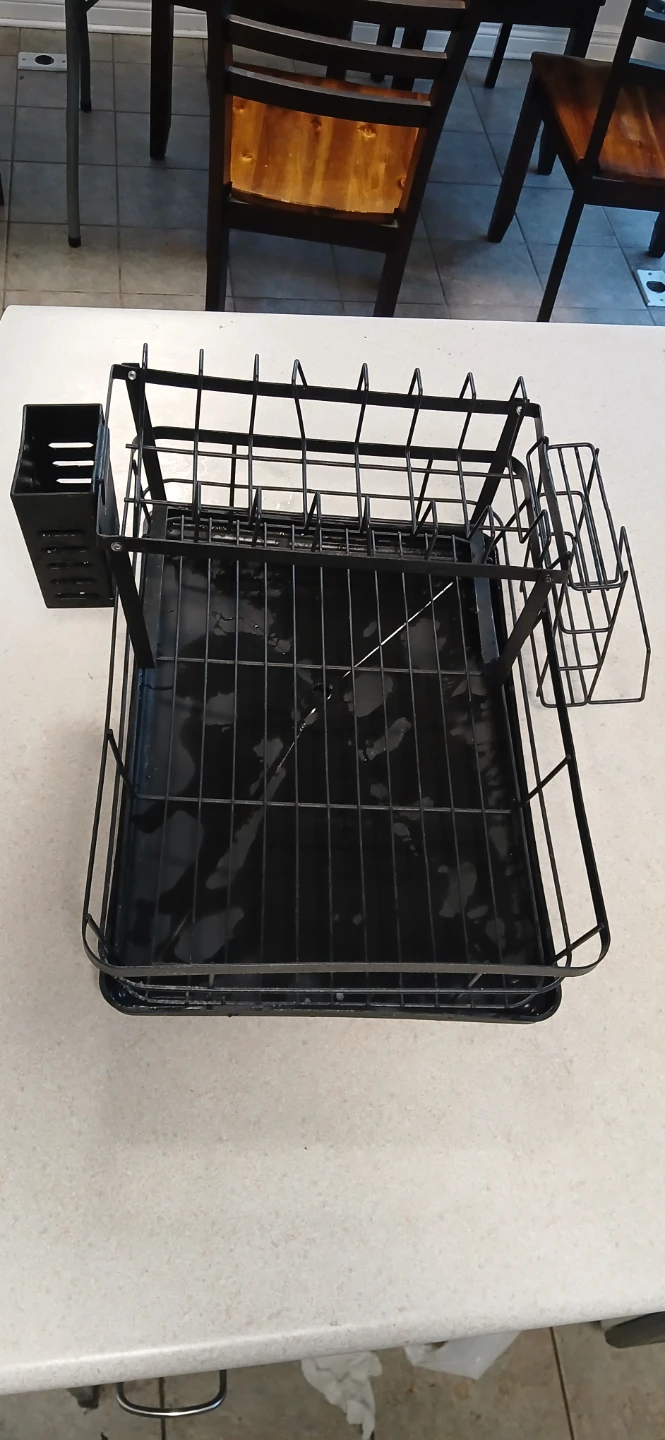 Black Dish Drying Rack