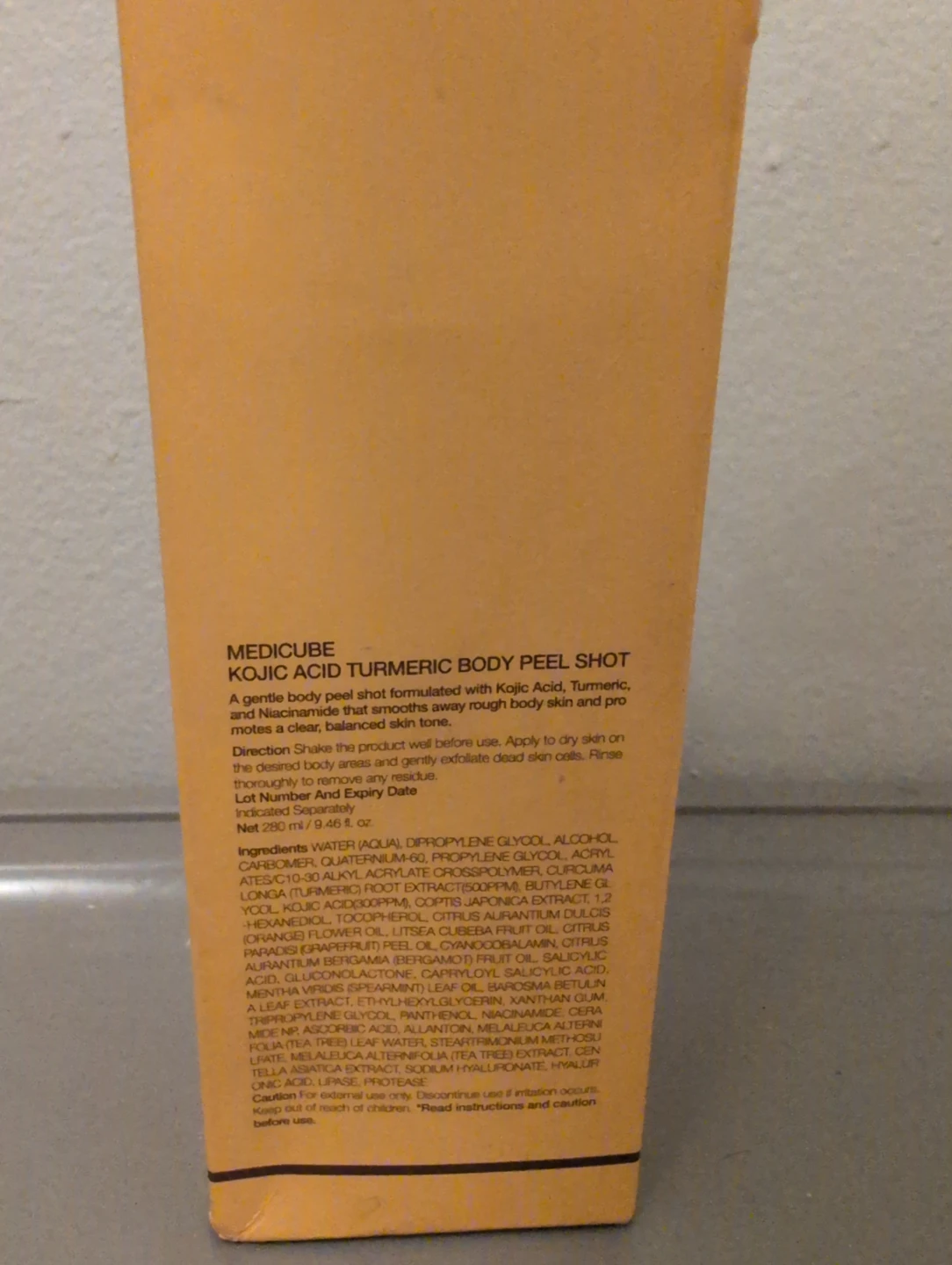 Medicube Kojic Acid Turmeric Body Peel Shot - photo 2