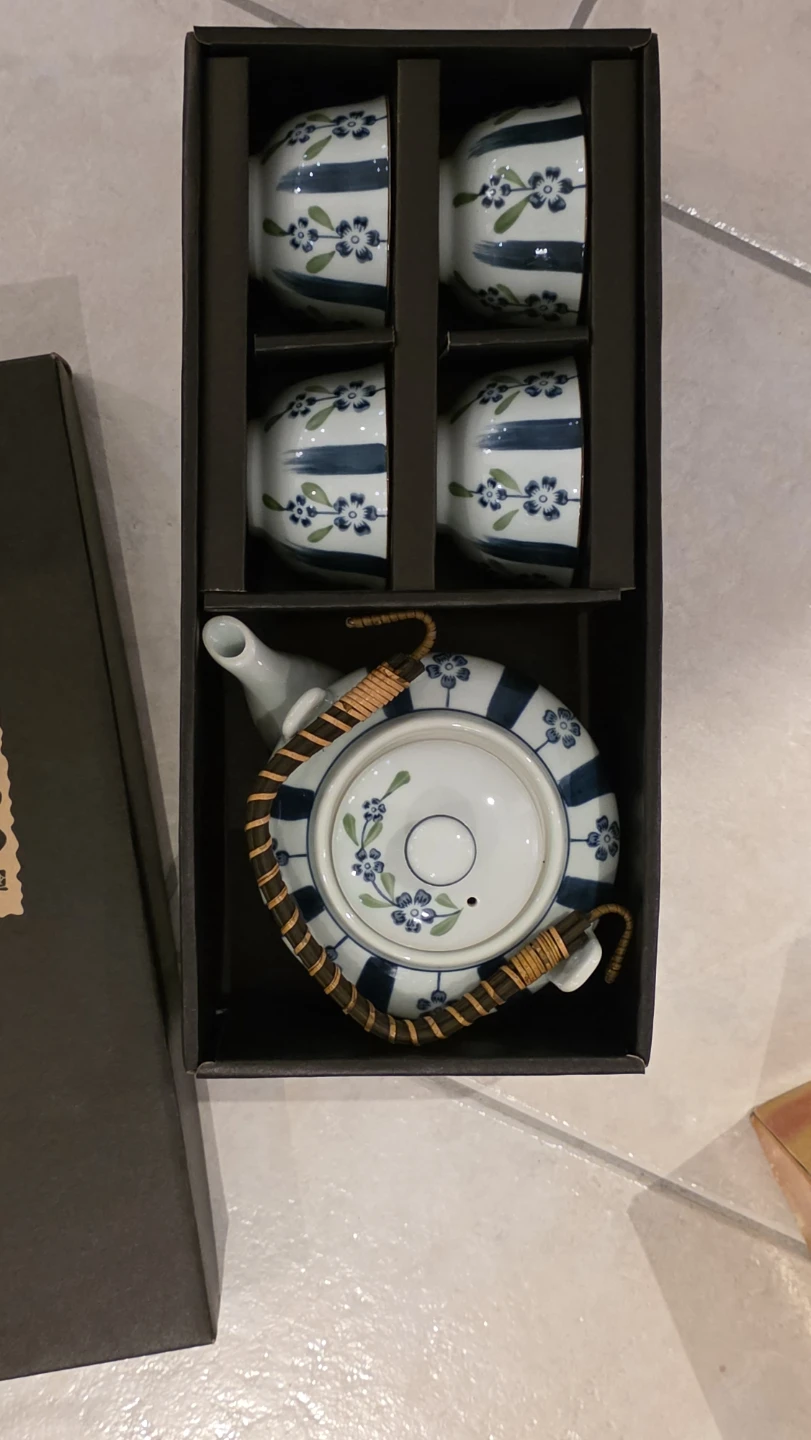 Japanese Tea Set - Teapot & 4 Cups