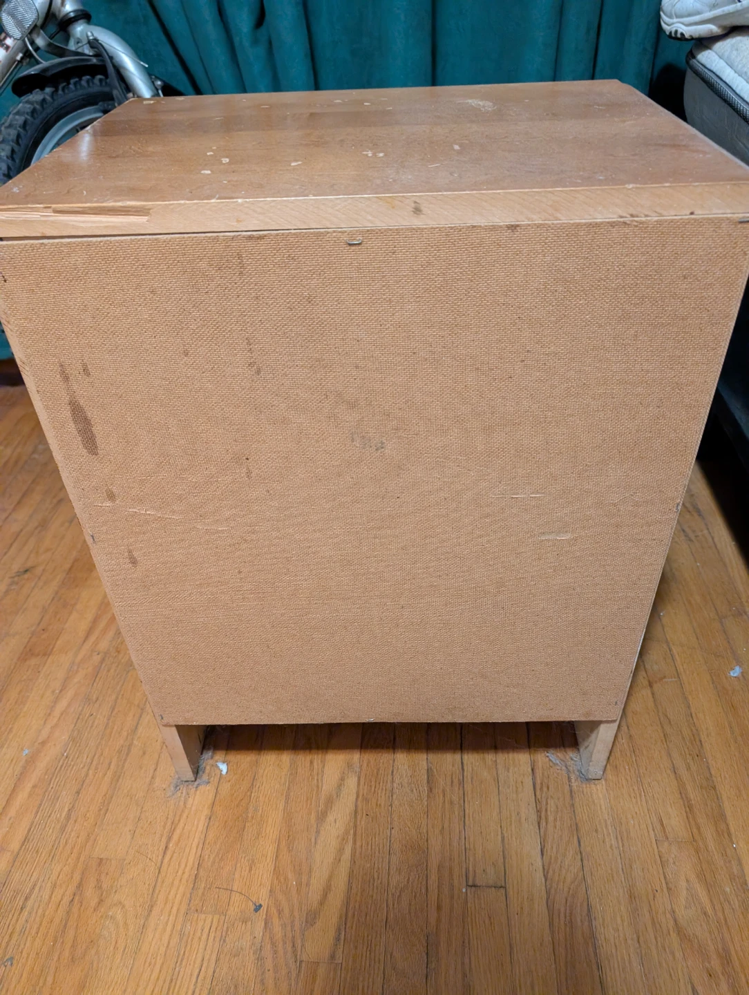 Wooden Nightstand with Drawer - photo 4