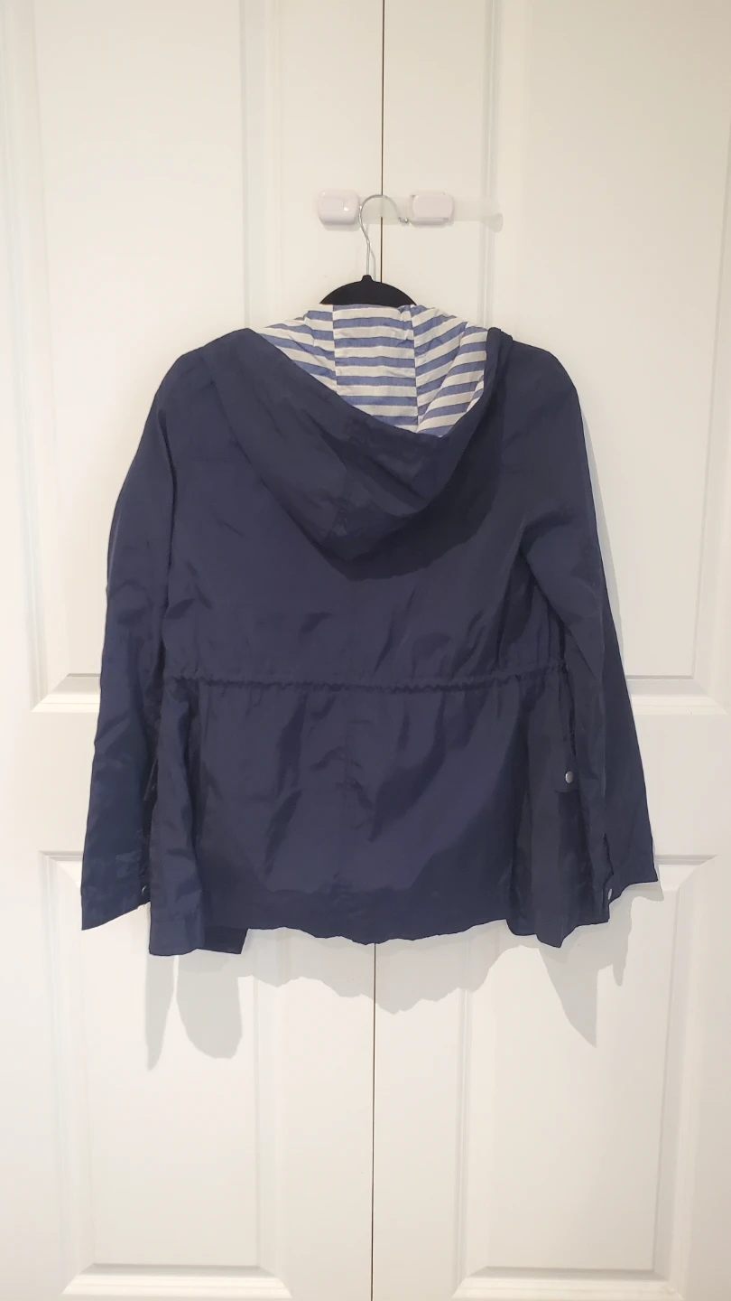 Old Navy Navy Blue Hooded Anorak Jacket - photo 2