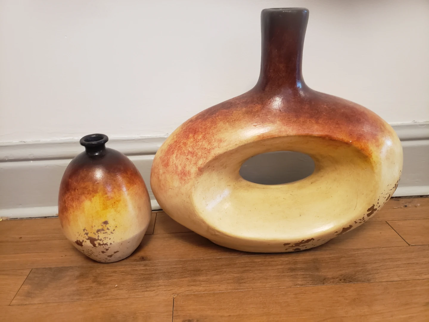 2 heavy decor pieces from Mexico