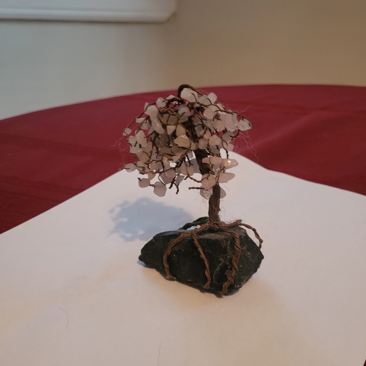 Wire Wrapped Gemstone Tree Sculpture