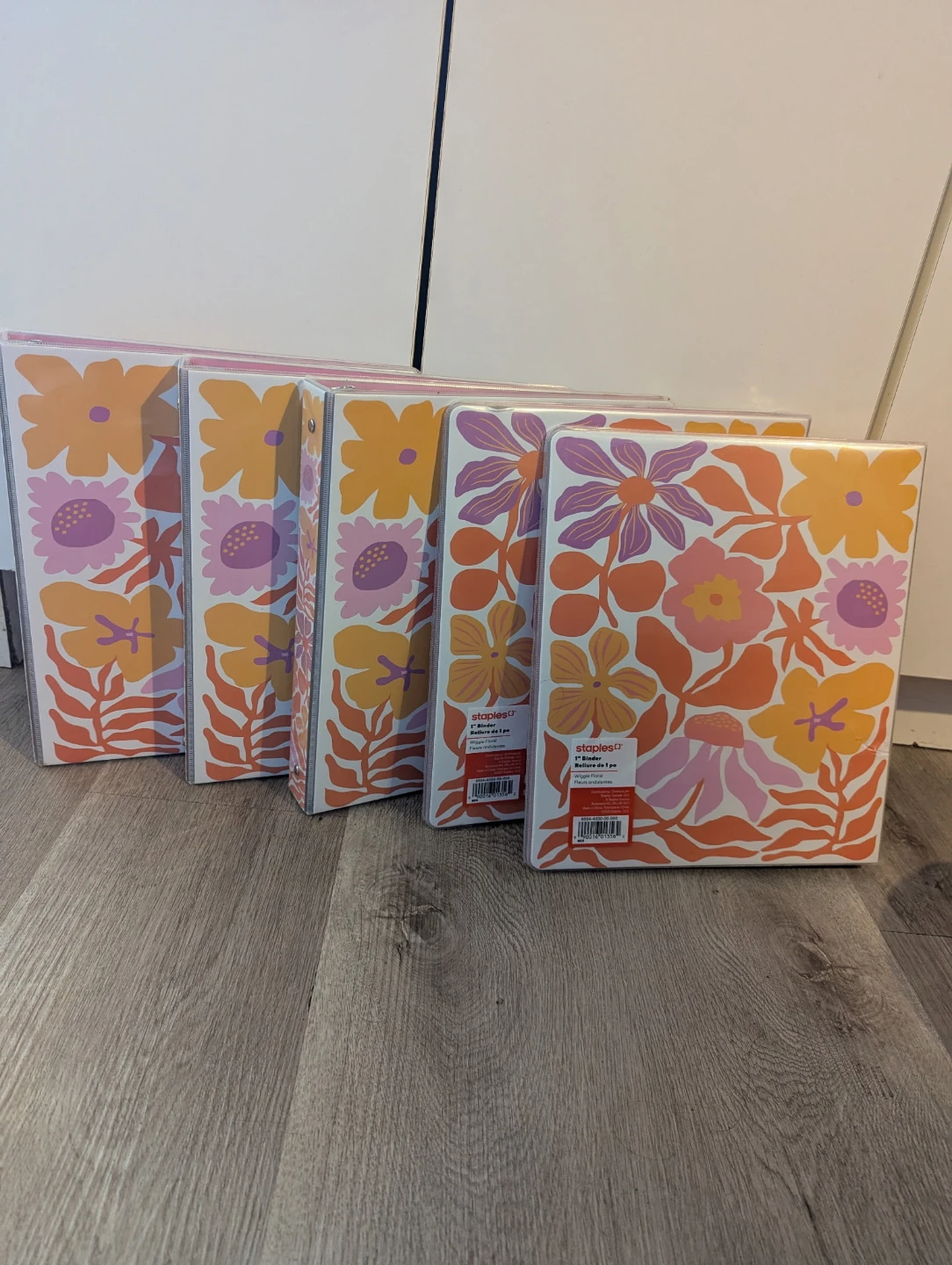 Staples 1" Binder - Floral Design - photo 2