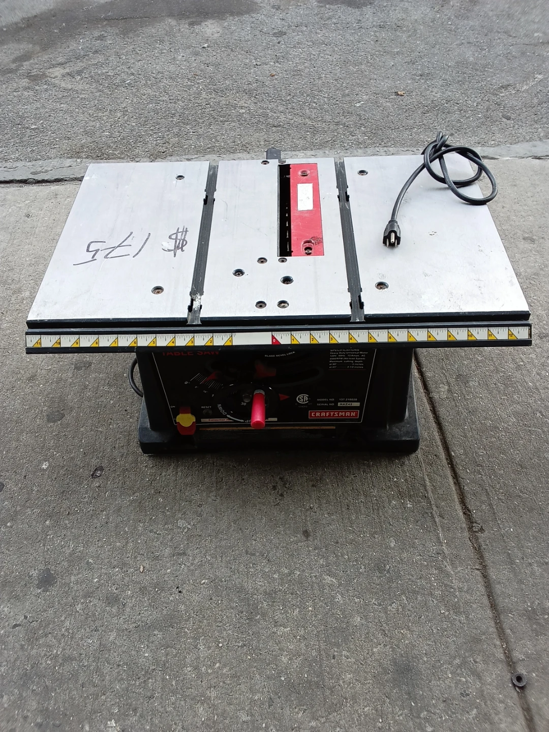 Craftsman 10-in Table Saw - photo 3
