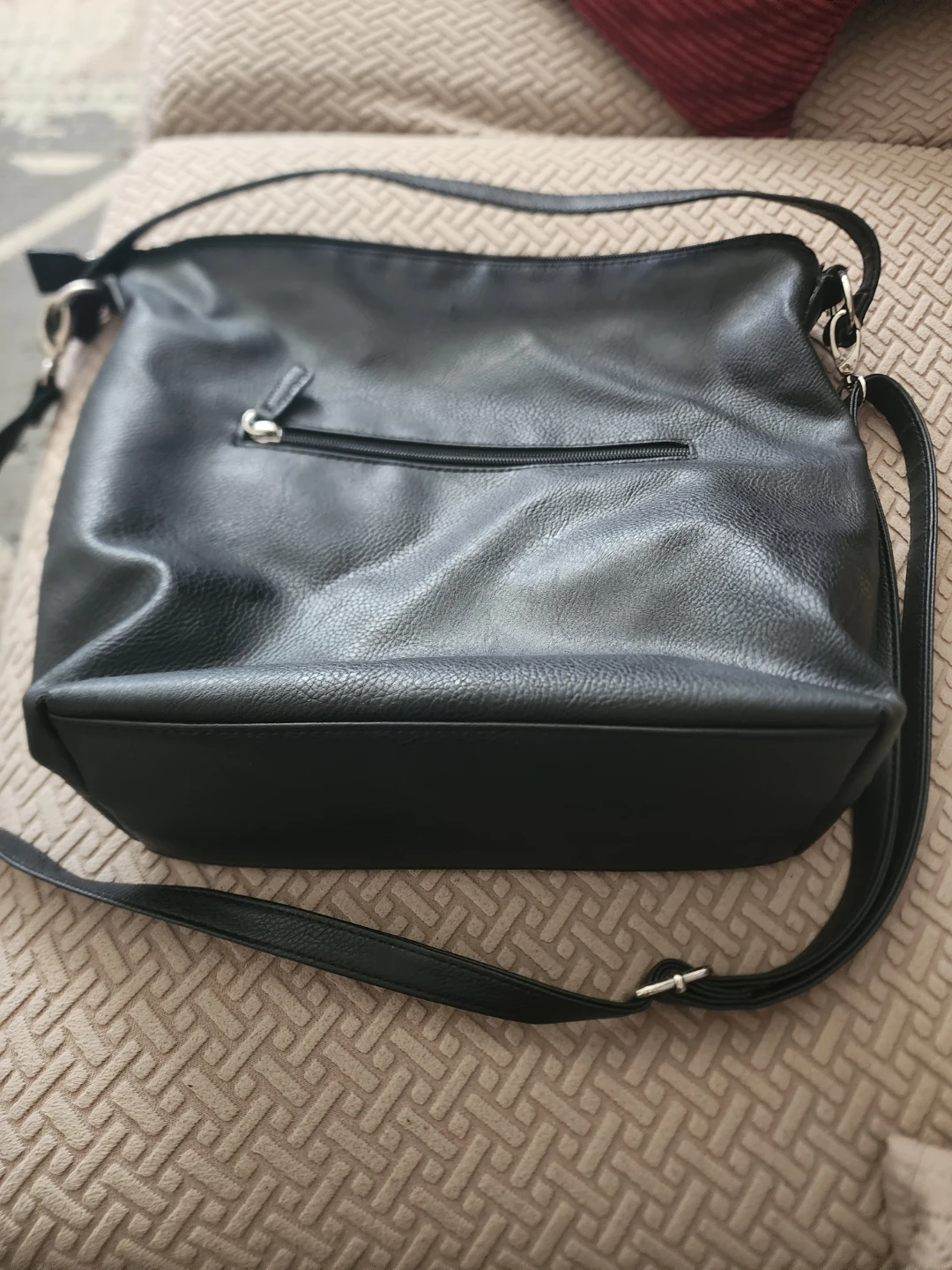 Roots Black Faux Leather Shoulder Bag - photo 2