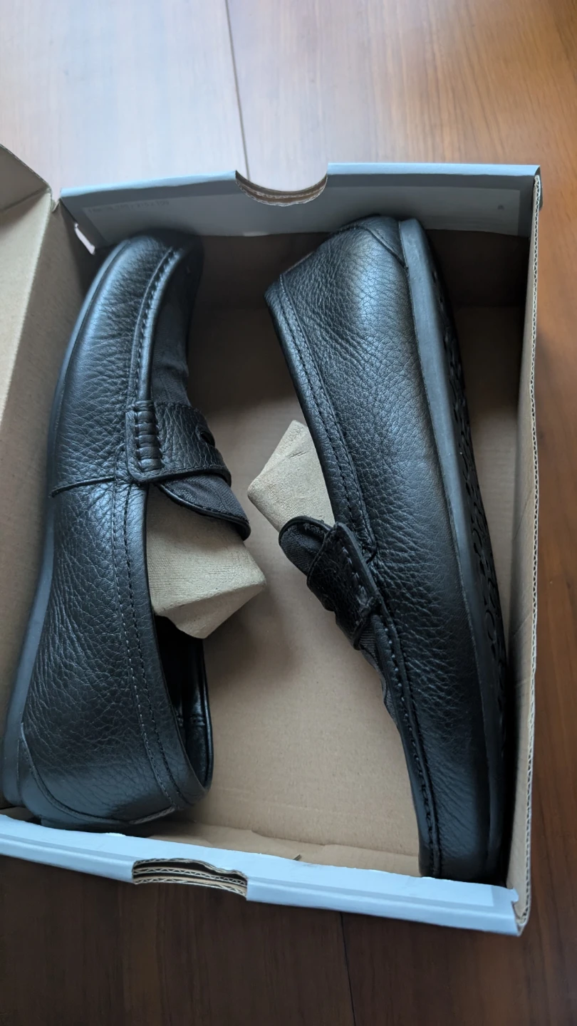 Coach Loafers Black Leather