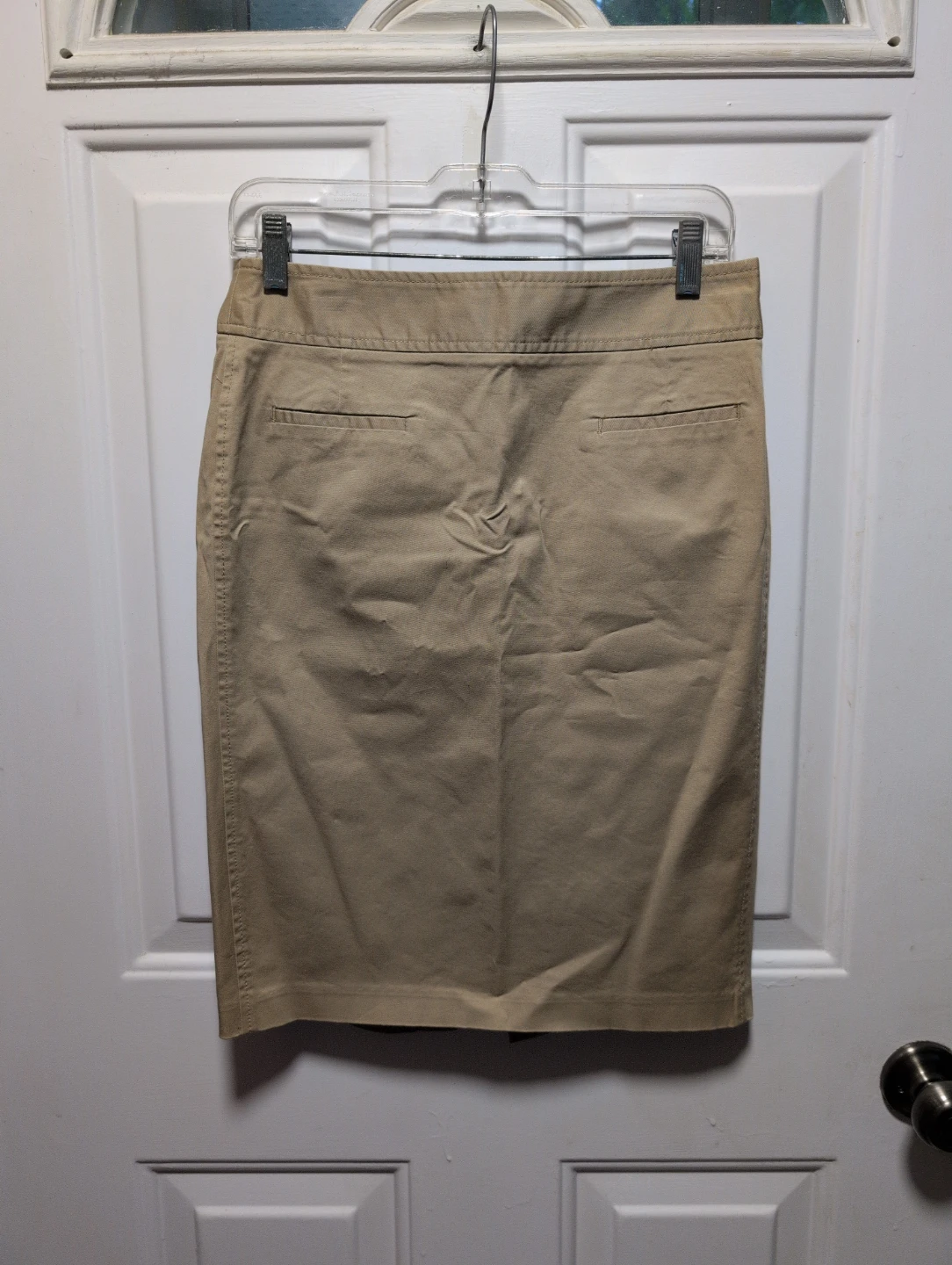 Khaki Pencil Skirt