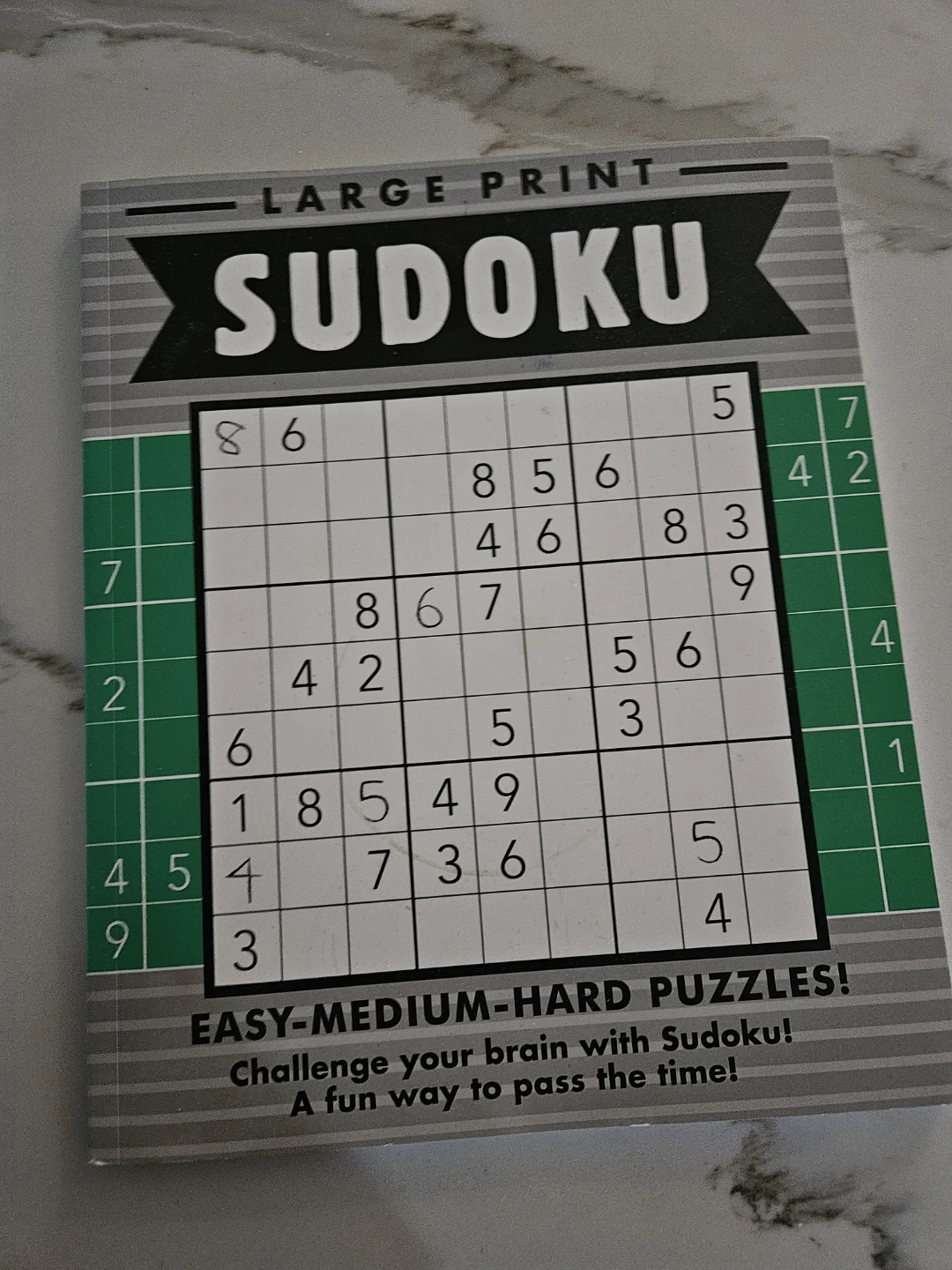 Large Print Sudoku Puzzle Book ⚽️