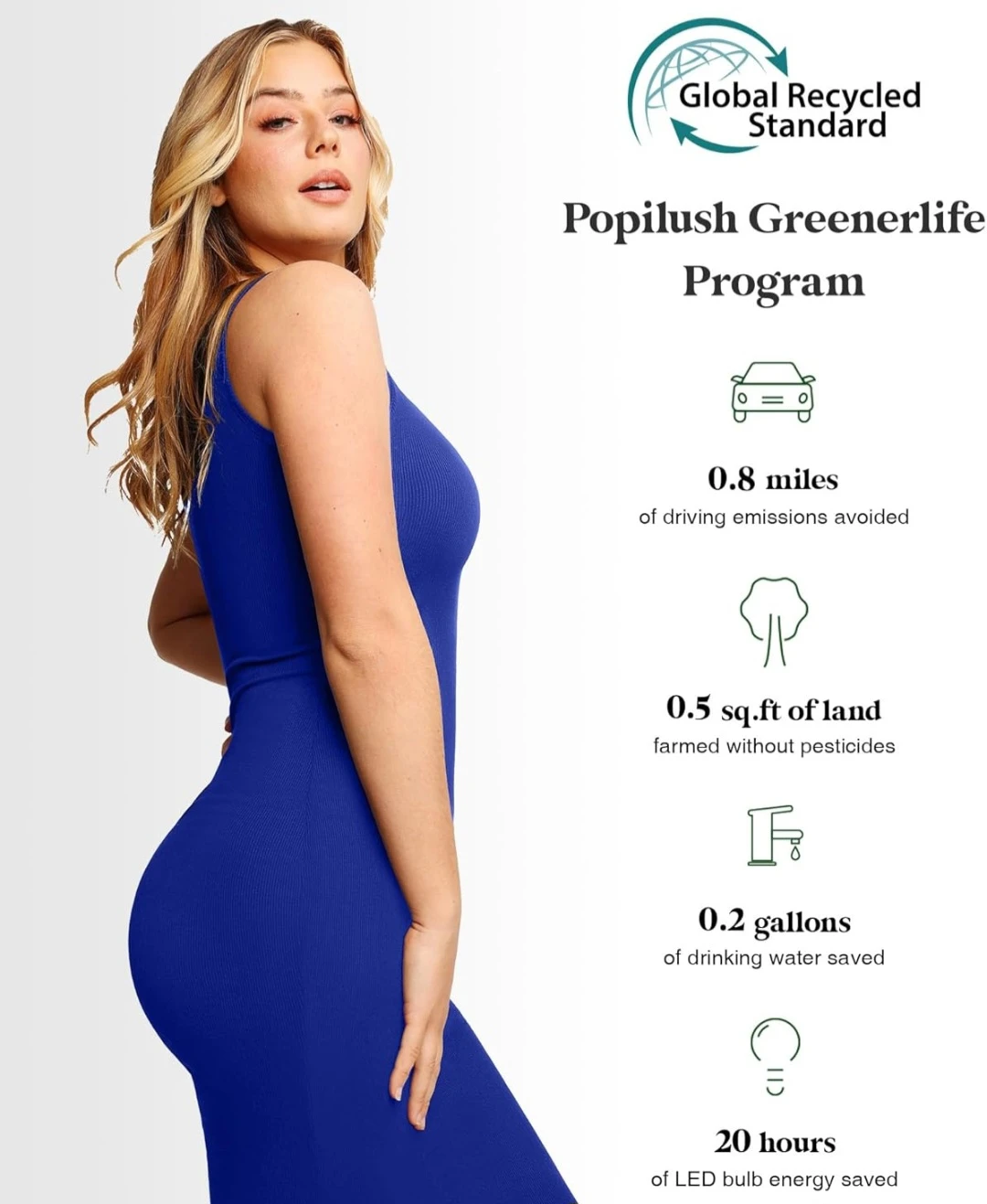 Popilush Built-In Bra Shapewear Dress - photo 4