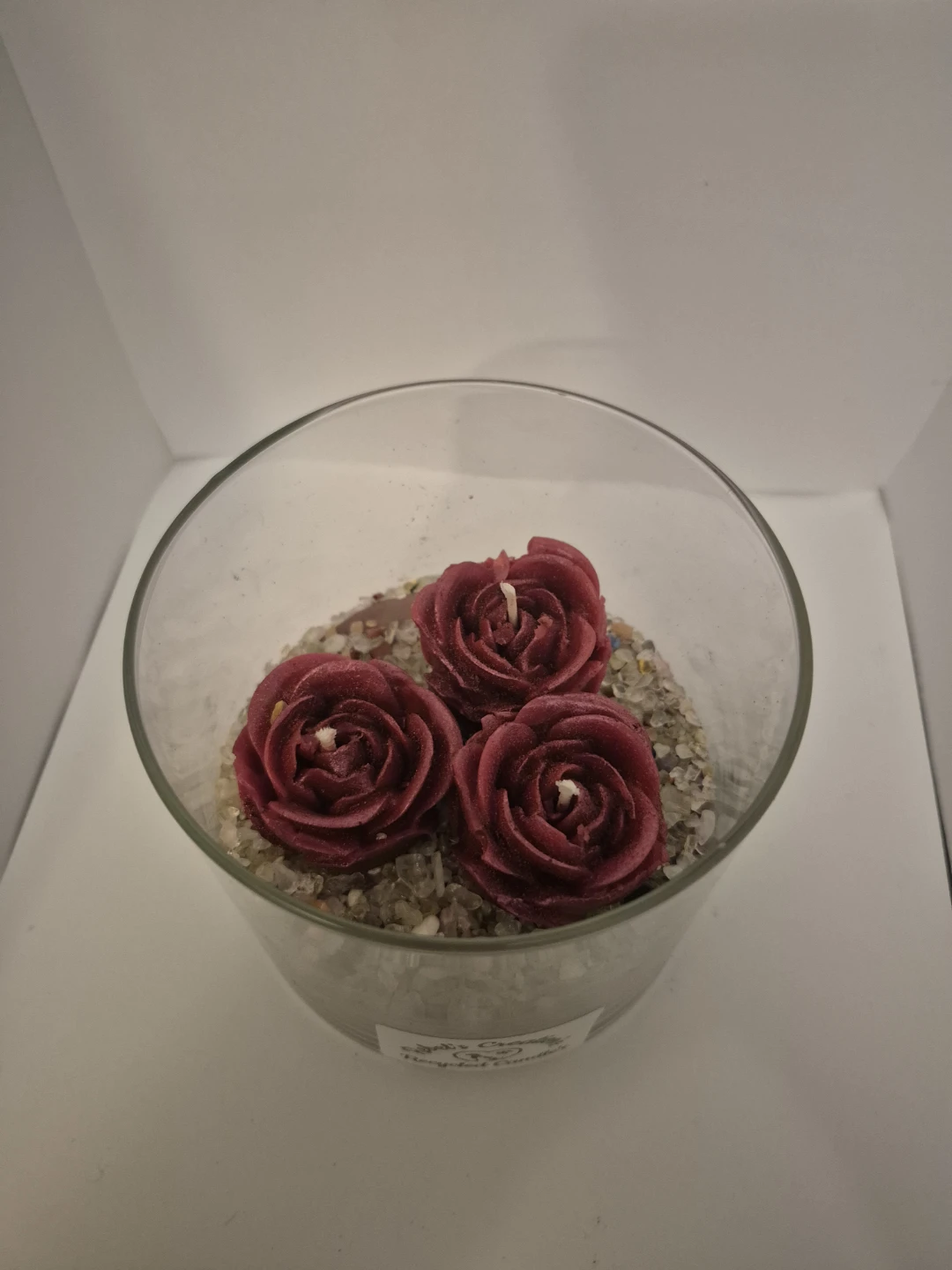 Rose Scented Candle in Glass Jar - photo 4