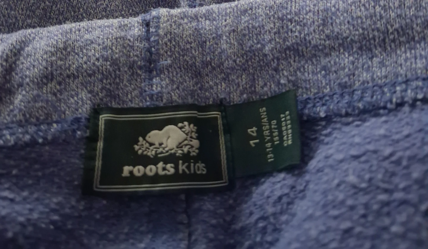 Roots Kids Sweatpants Size 14 Blue - photo 2