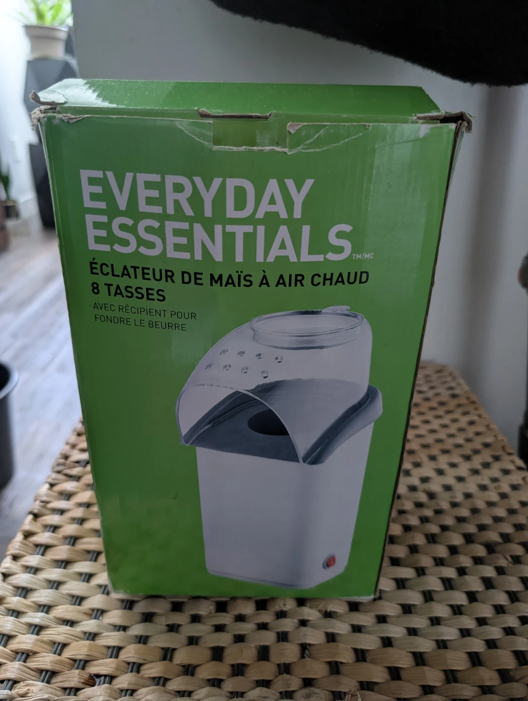 Everyday Essentials 8 Cup Hot Air Popcorn Maker ⚽