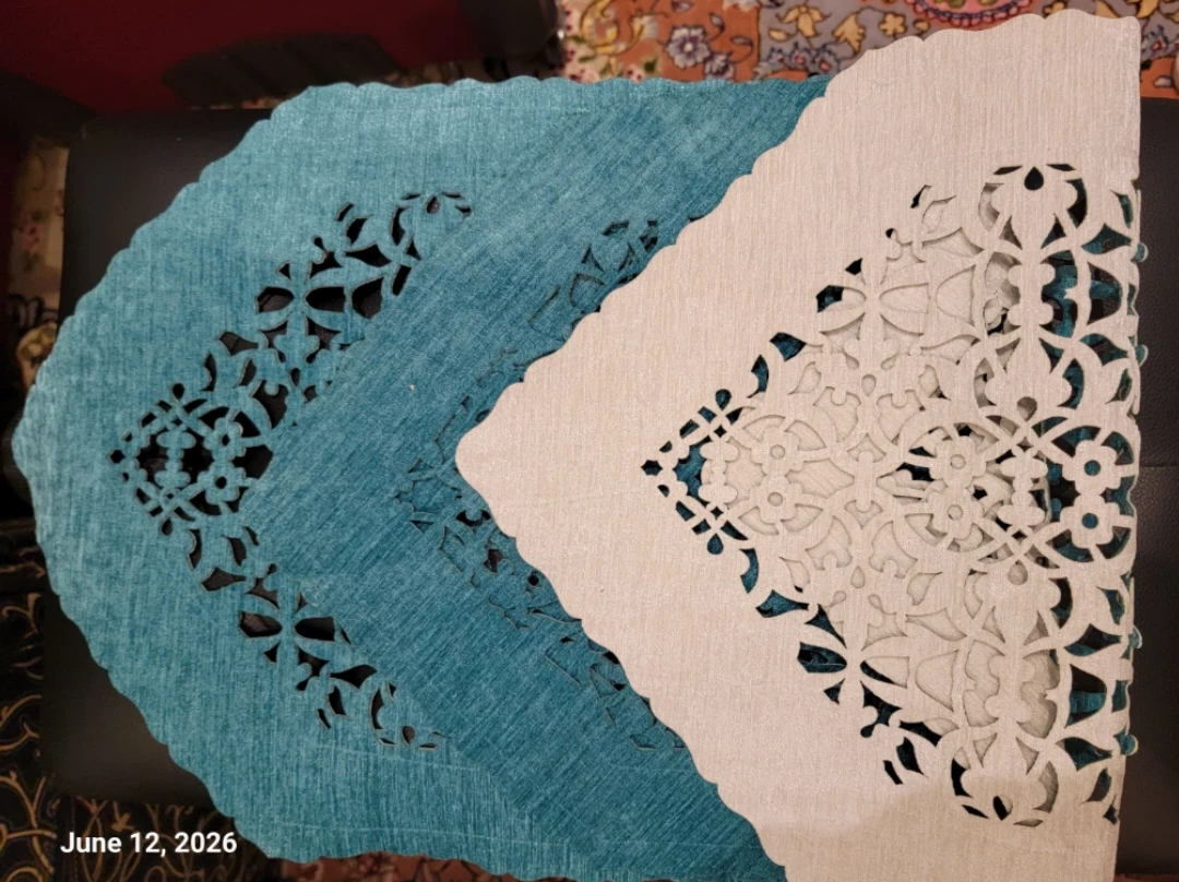 Teal Decorative Placemats (Set of 2) - photo 4