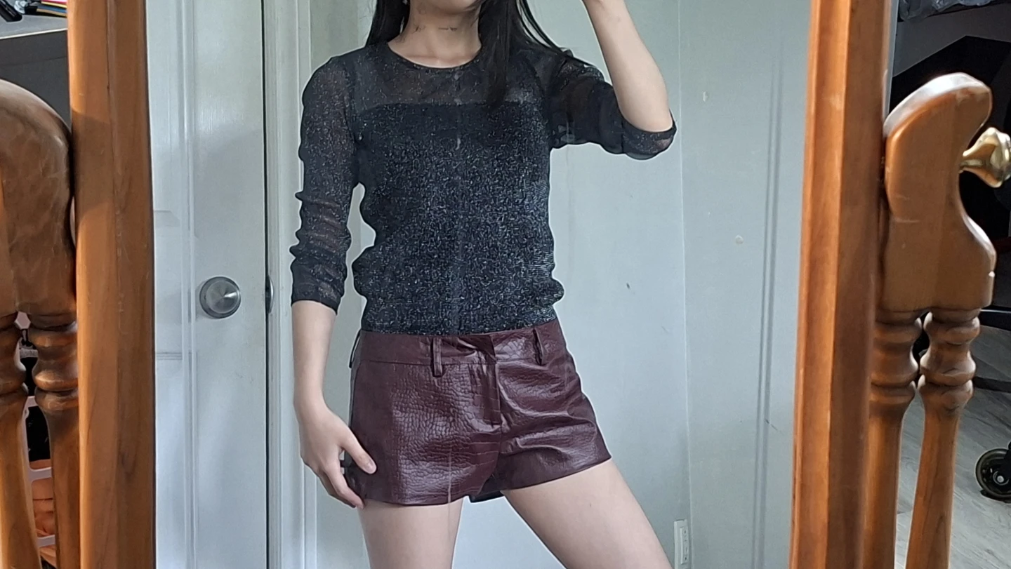 Mesh Sparkle Top - XS - photo 3