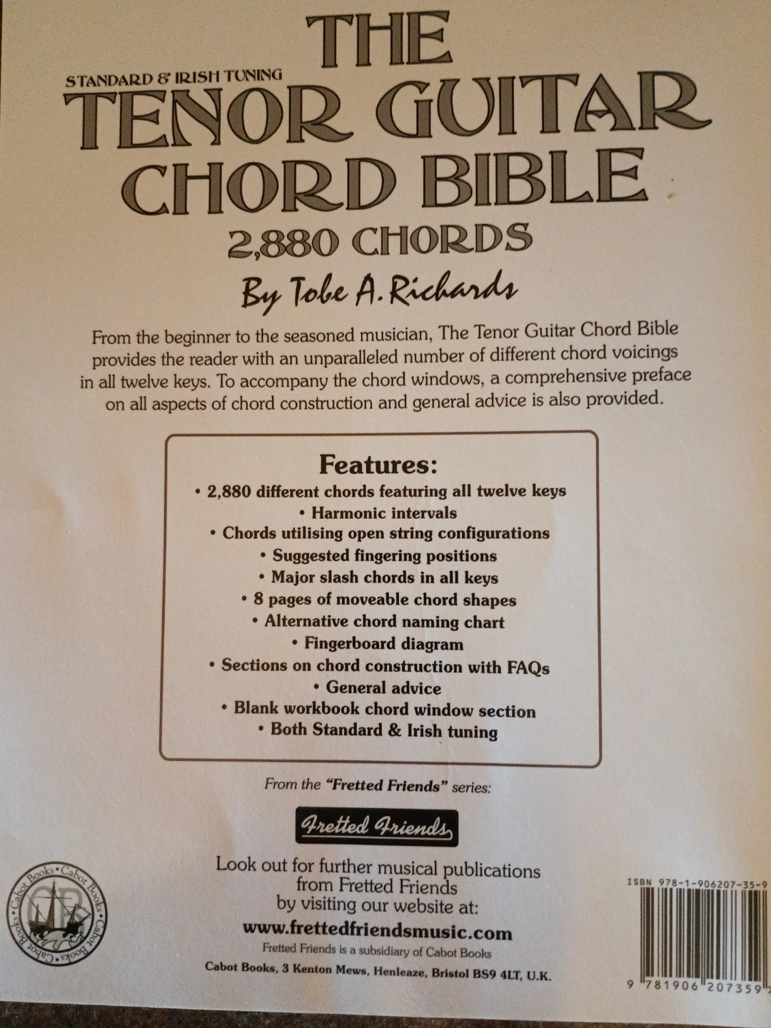 The Tenor Guitar Chord Bible by Tobe A. Richards - photo 2