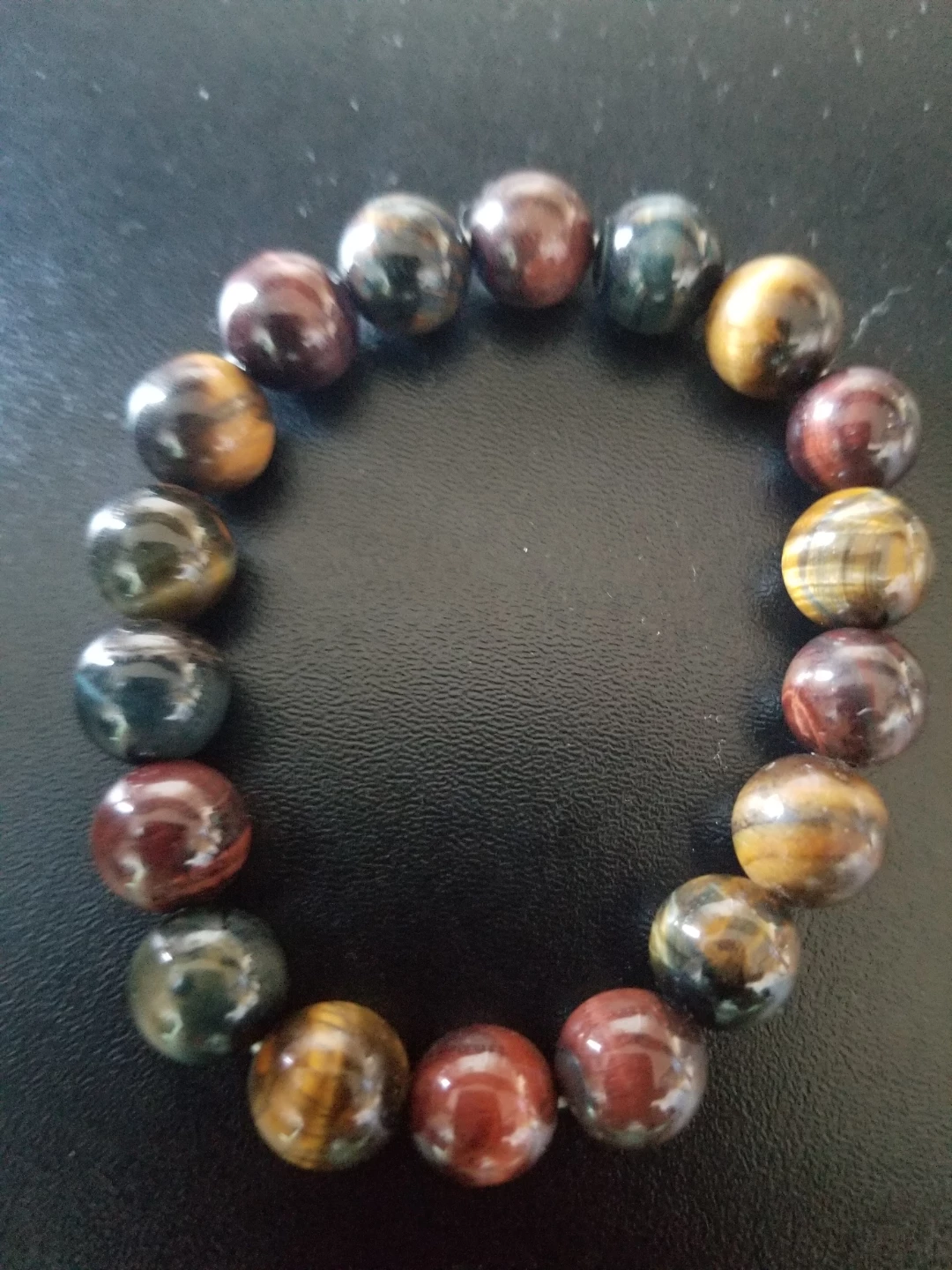 Tiger's Eye Beaded Bracelet⚽️