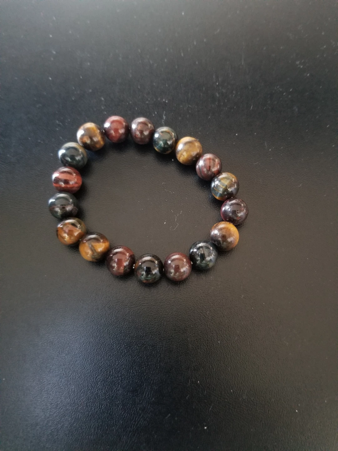 Tiger's Eye Beaded Bracelet⚽️ - photo 2