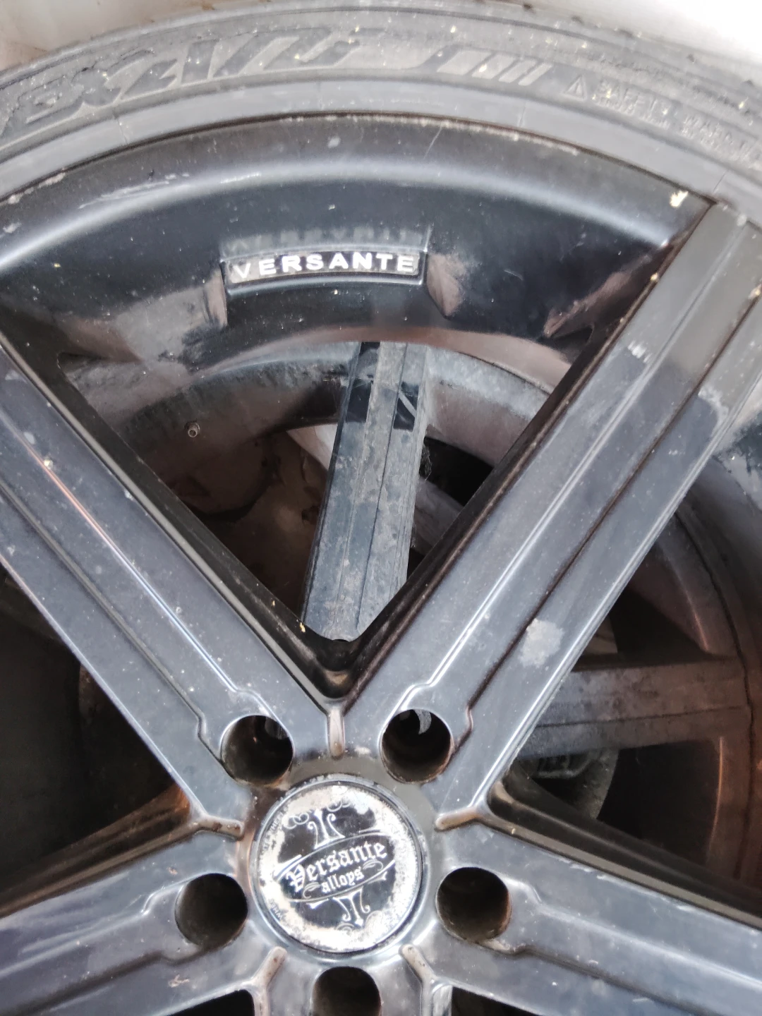 Versante Alloys Black 24" (set of 4)