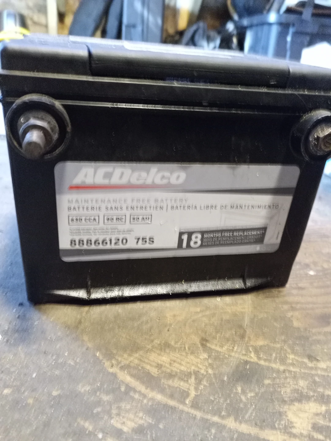 AC Delco battery side post