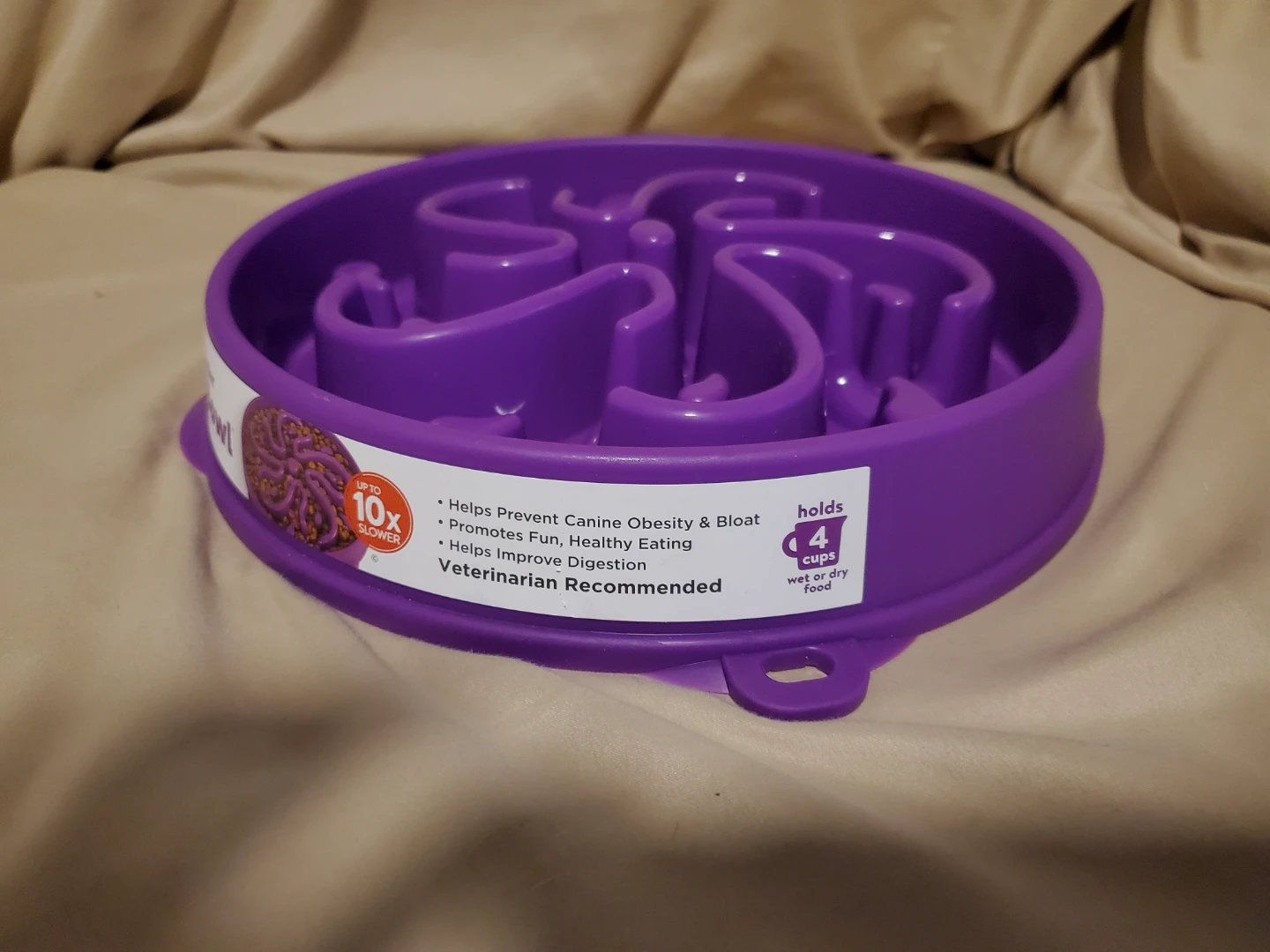 Outward Hound Fun Feeder Slo Bowl Purple - photo 2