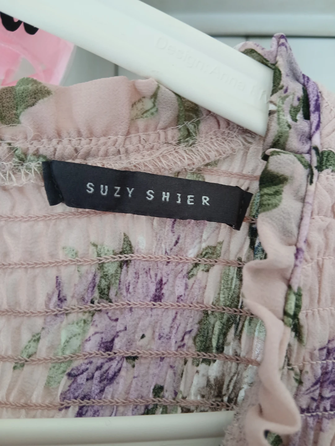 Suzy Shier Pink Floral Maxi Dress XL - photo 2