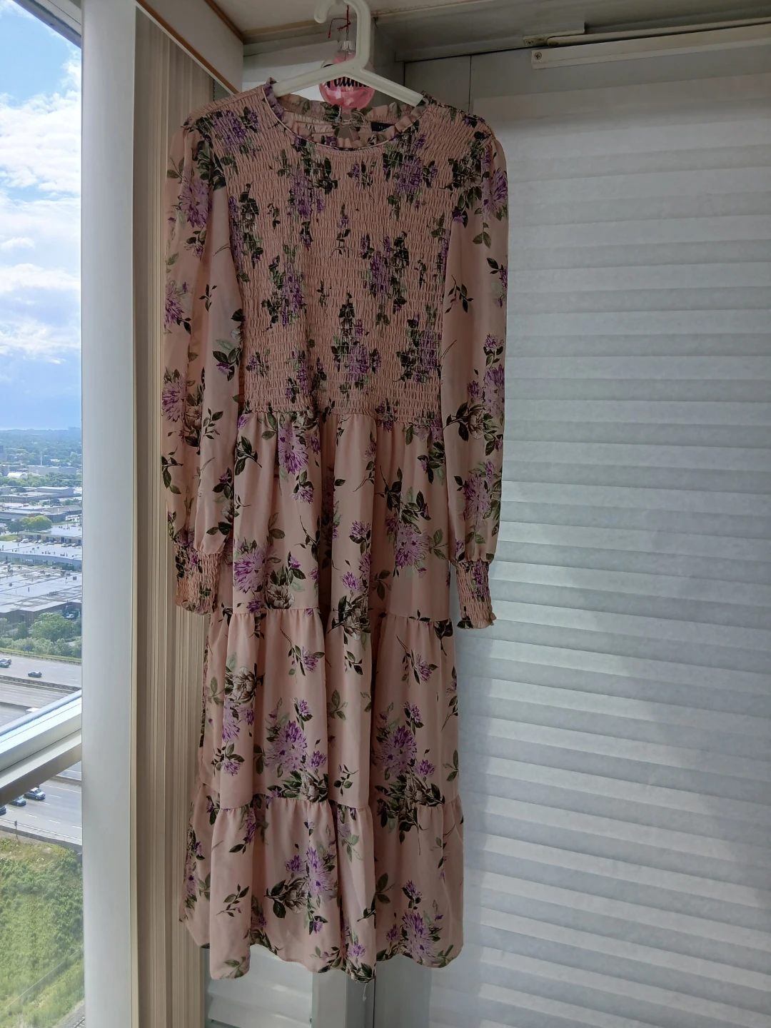 Suzy Shier Pink Floral Maxi Dress XL - photo 3