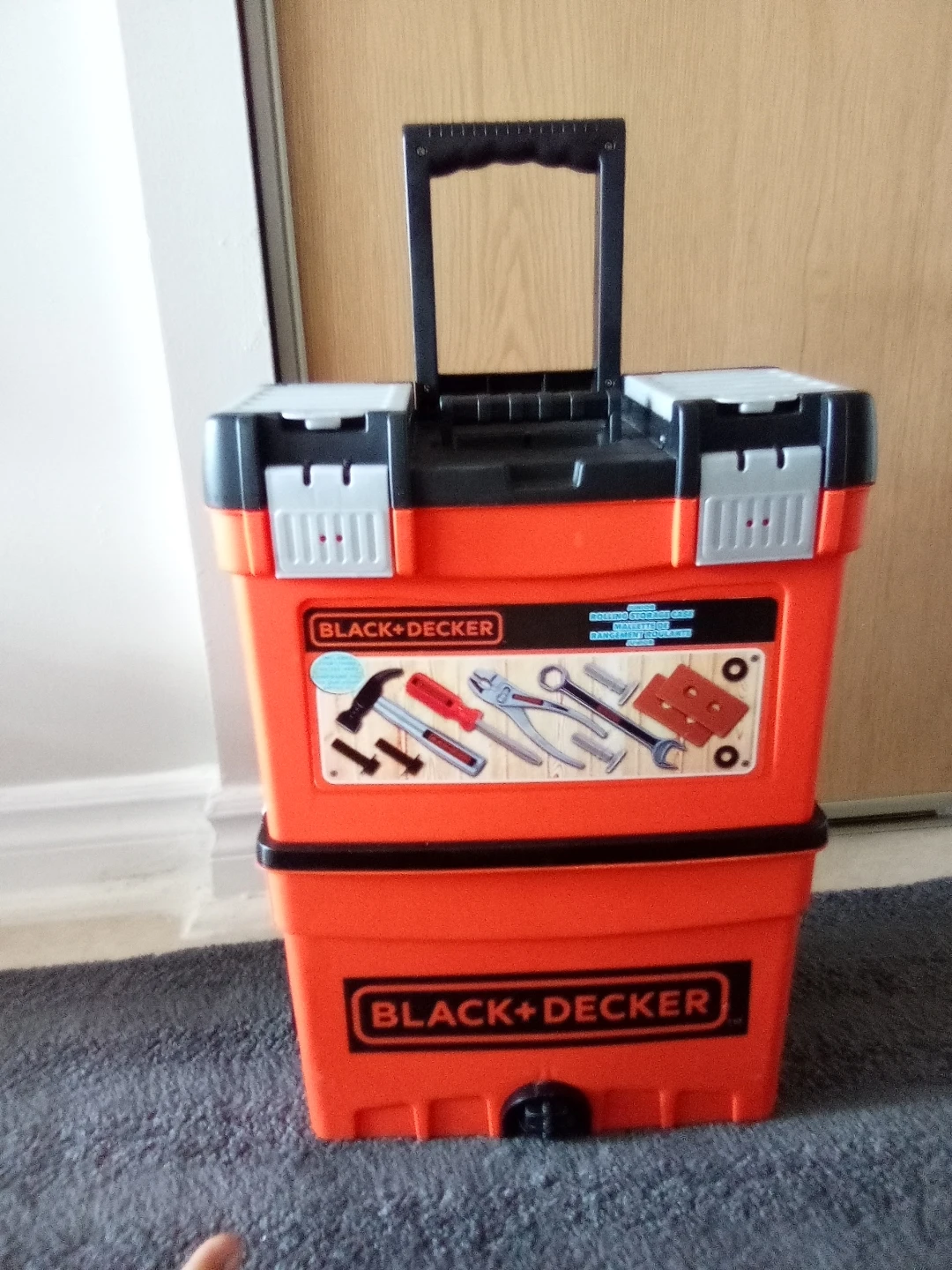Black and Decker Jr Rolling Storage Case - photo 2