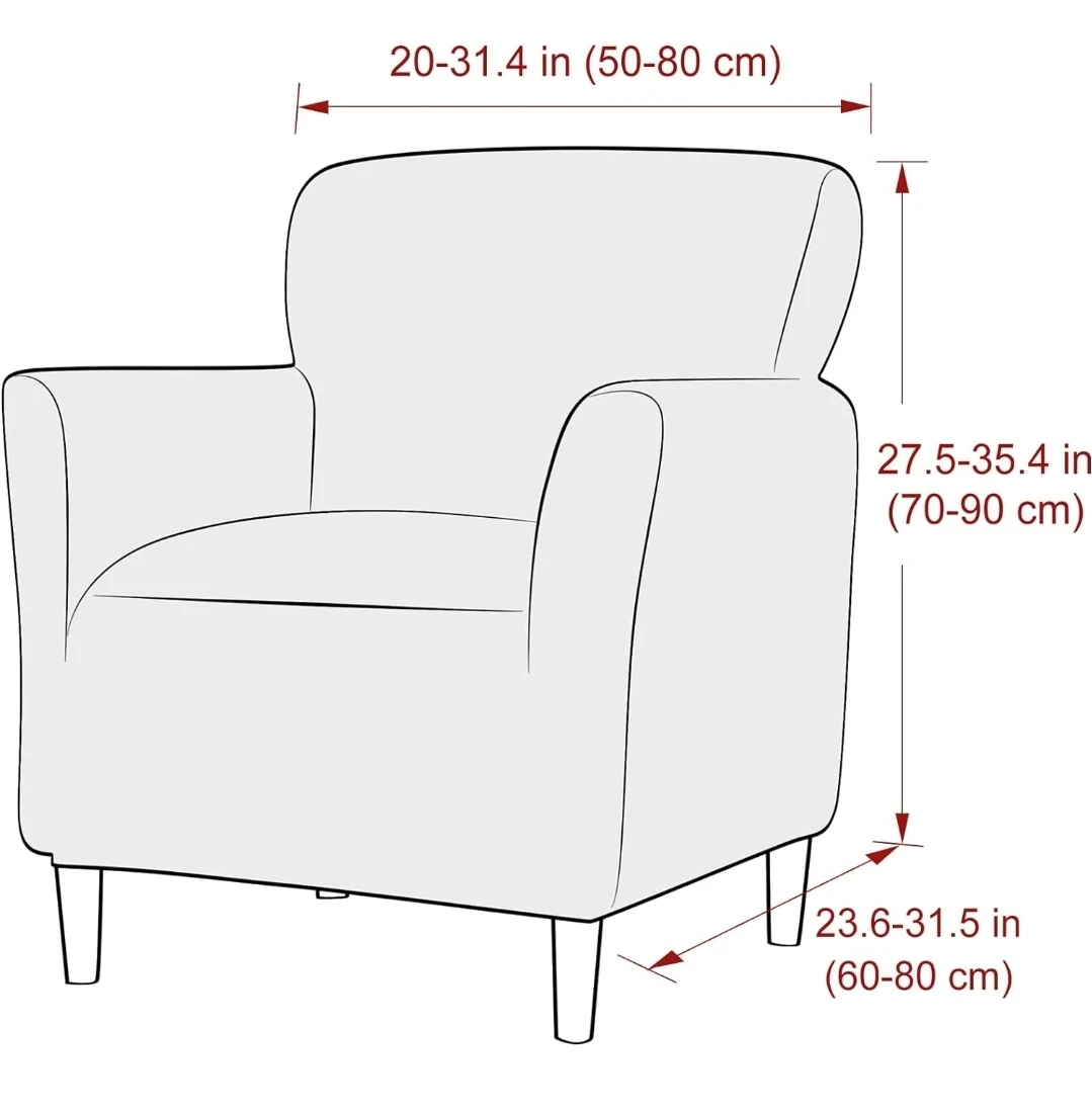 Armchair Slipcover White - photo 2