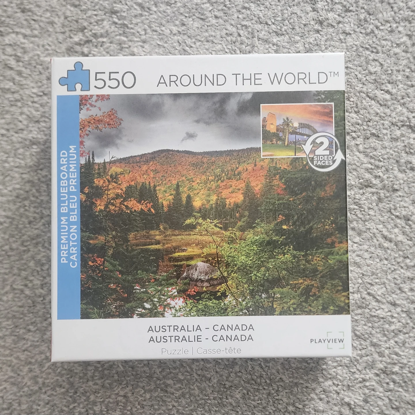 Playview 550 Piece Around the World Puzzle
