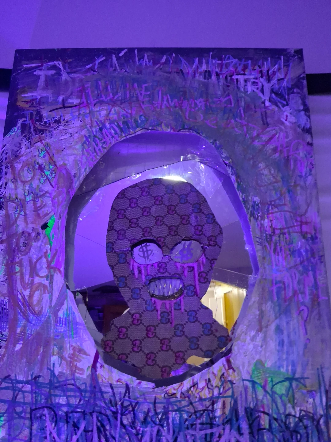 Artwork with Gucci Balaclava and LE(t)GO Figure - photo 2