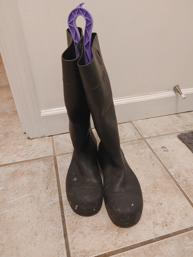 Men's Steel Toe  Waterproof Rubber Boots Size 9 - photo 2