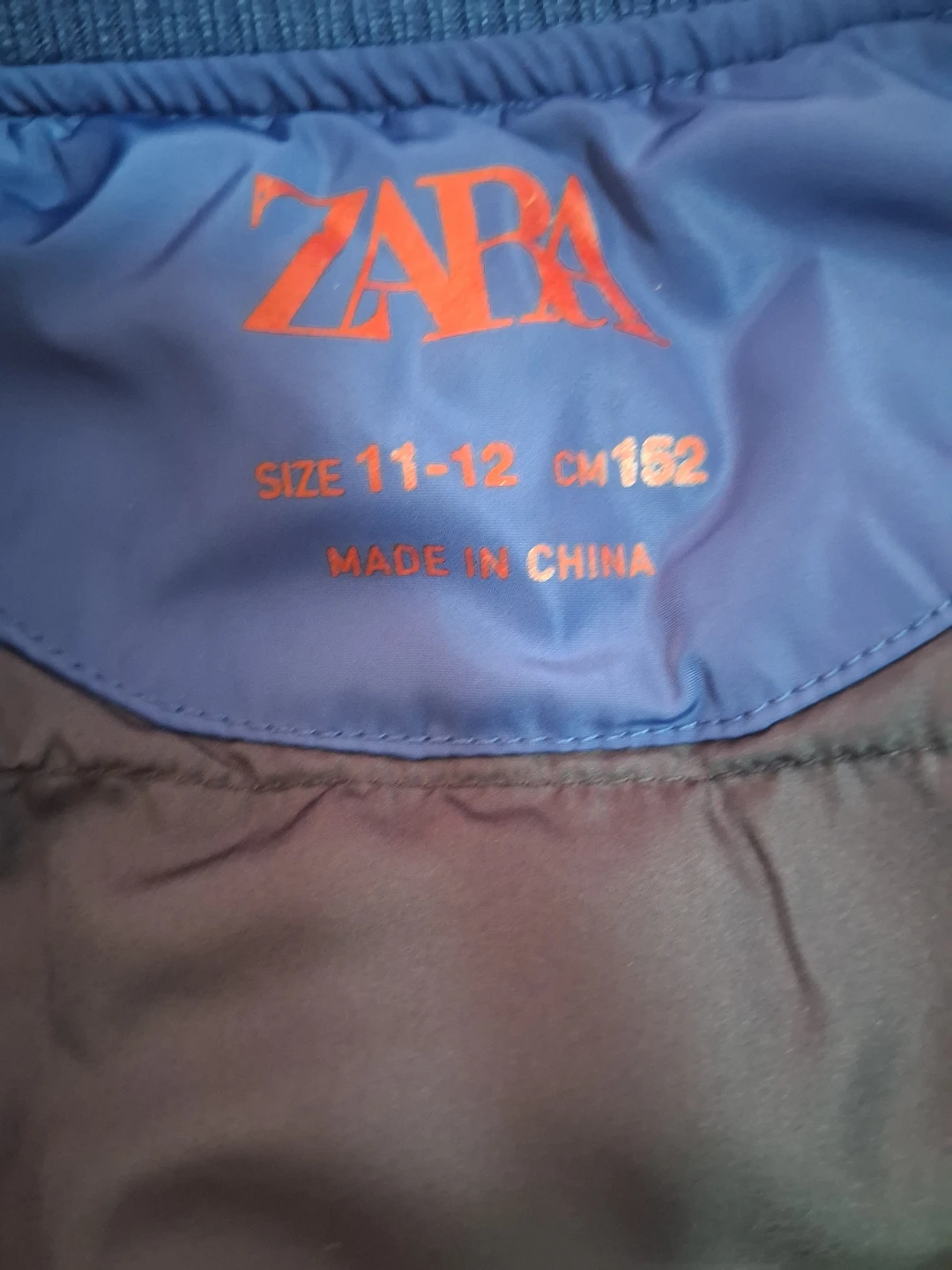 Zara Blue "Adventure Unlimited" Baseball Jacket - photo 2