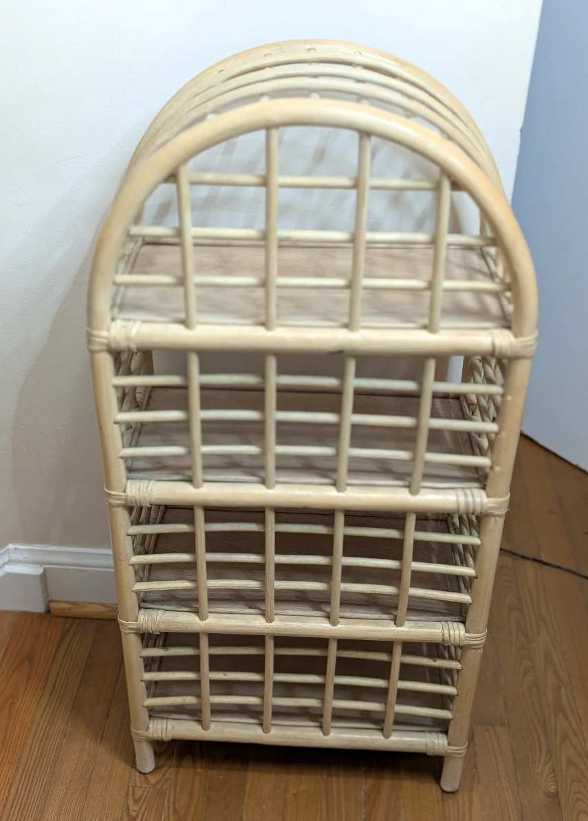 Medium Rattan Arch Top Shelf Unit - photo 3