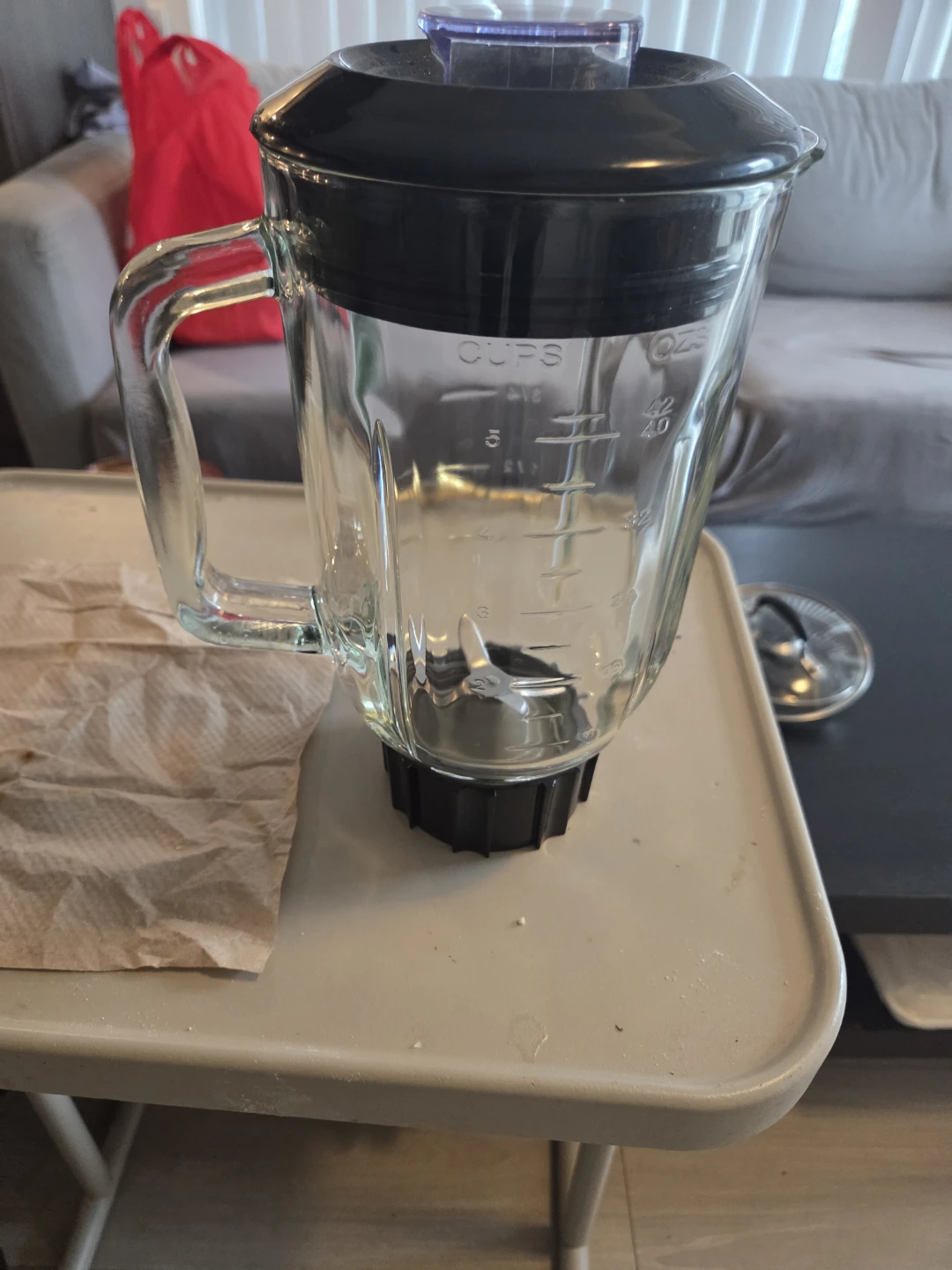 Glass Blender Jar with Lid - photo 2