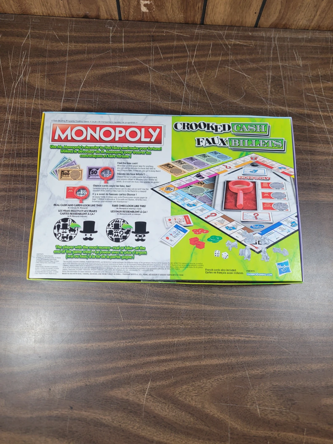 Monopoly Crooked Cash Faux Billets Board Game - photo 2