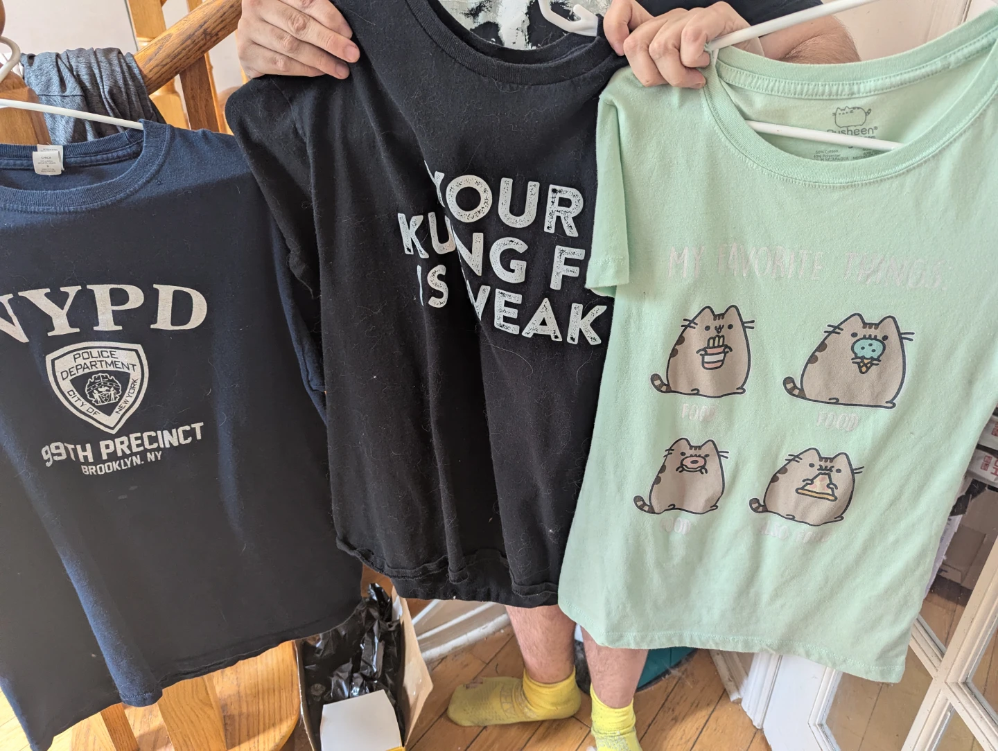 Black "Your Kung Fu Is Weak" T-Shirt