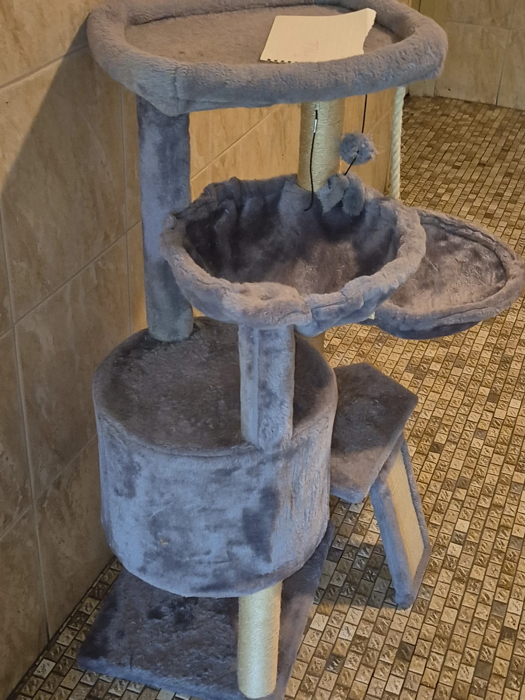 Gray Multi-Level Cat Tree Condo