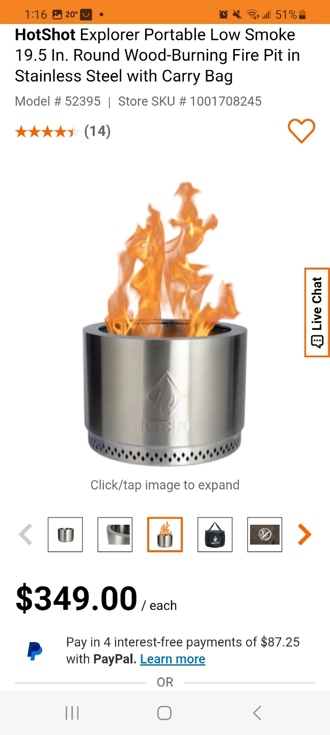 HotShot Explorer Portable Wood-Burning Fire Pit - photo 2