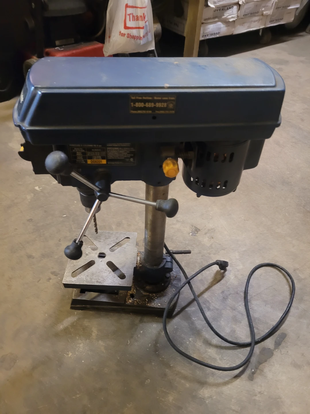 Mastercraft 8" Drill Press - photo 3