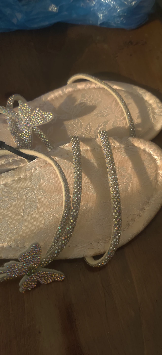 Women's Sparkly Butterfly Sandals Size 40 - photo 5
