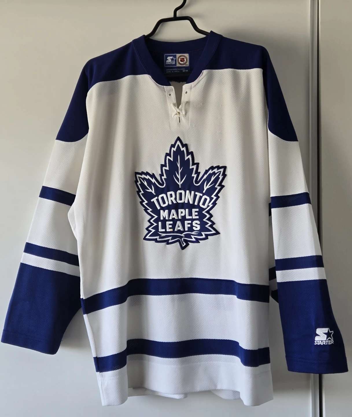 1990's Starter Maple Leaf Jersey, Med. Ex. Cond. - photo 2
