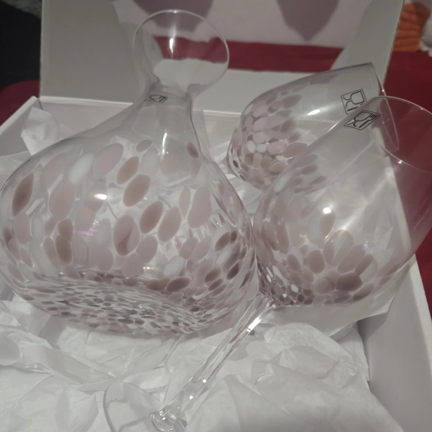 Glass Wine Decanter and Glasses Set