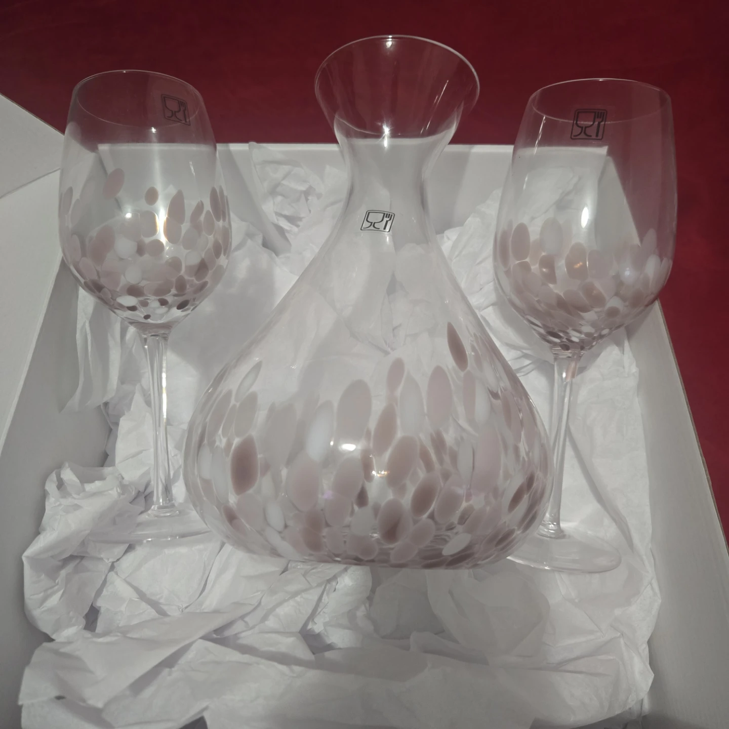 Glass Wine Decanter and Glasses Set - photo 2
