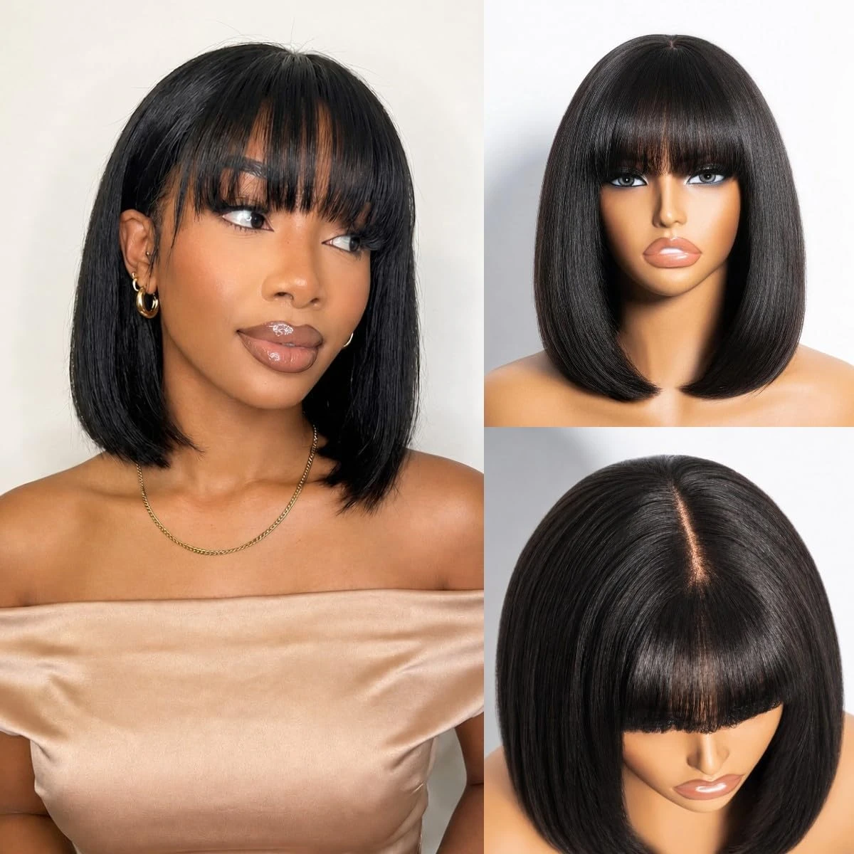 Arabella Bob Wig Human Hair 12 Inch