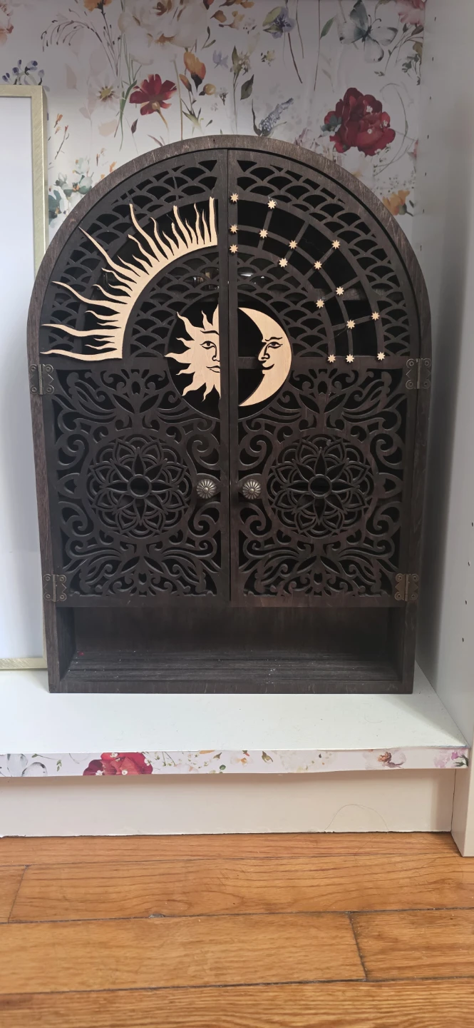 Sun & Moon Wall Shelf – 5-Tier Home ⚽ - photo 4